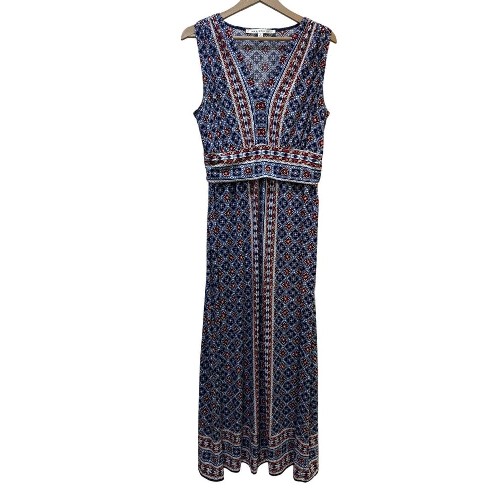Max Studio Sleeveless Maxi Stretch Dress L